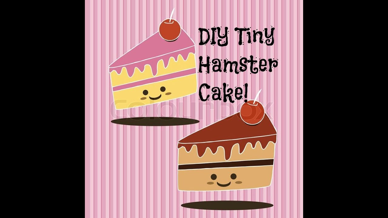 DIY Tiny Hamster Cake | CuteAsAButton