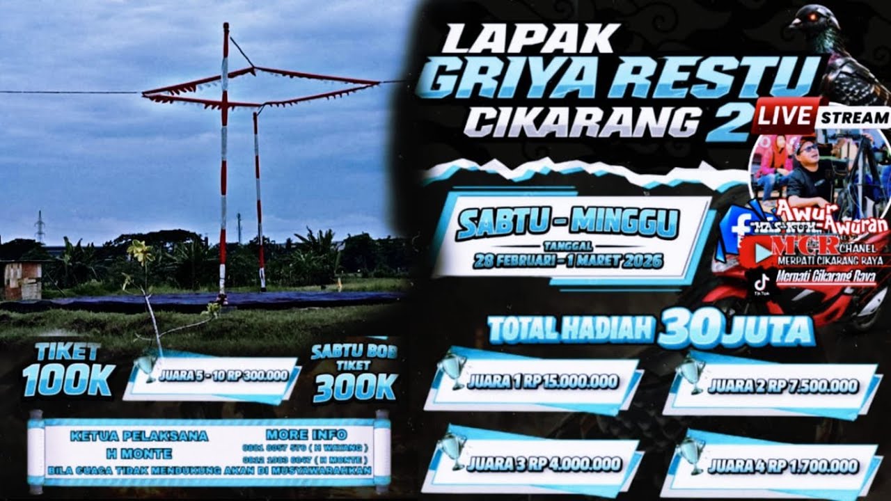 🔴LIVE UTAMA BABAK 2|LAPAK GRC 2 CIKARANG|EVENT NEW PCX| LIGA PMKN|P3MKBI|KENWOOD|