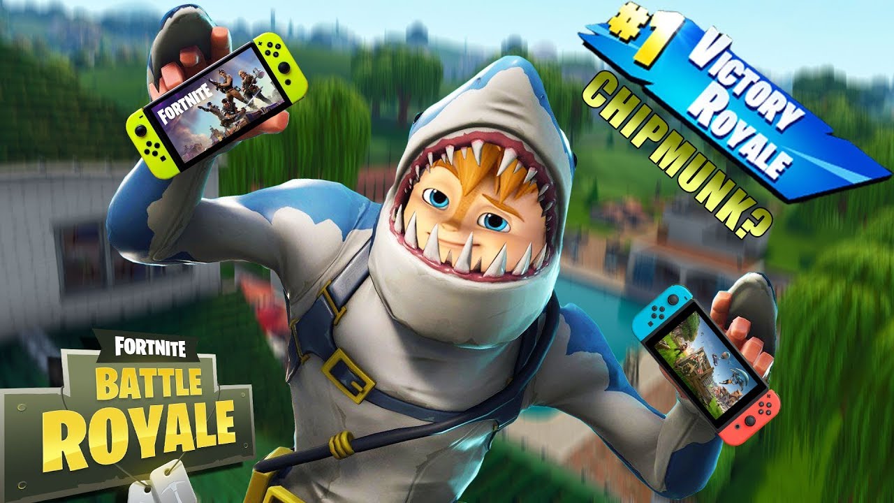 Chipmunk DESTROYING NOOBS On Fortnite With Nintendo Switch