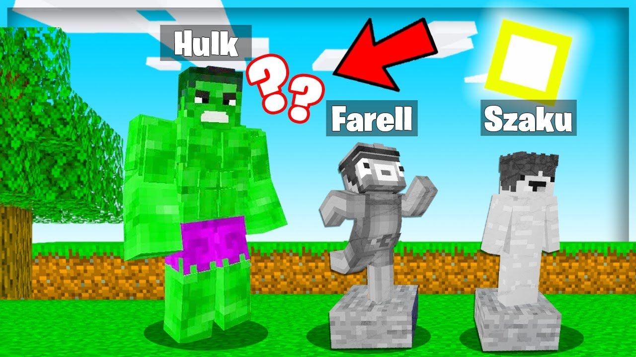 SCHOWAJ się przed HULKIEM w Minecraft! ( Minecraft chowanego! )