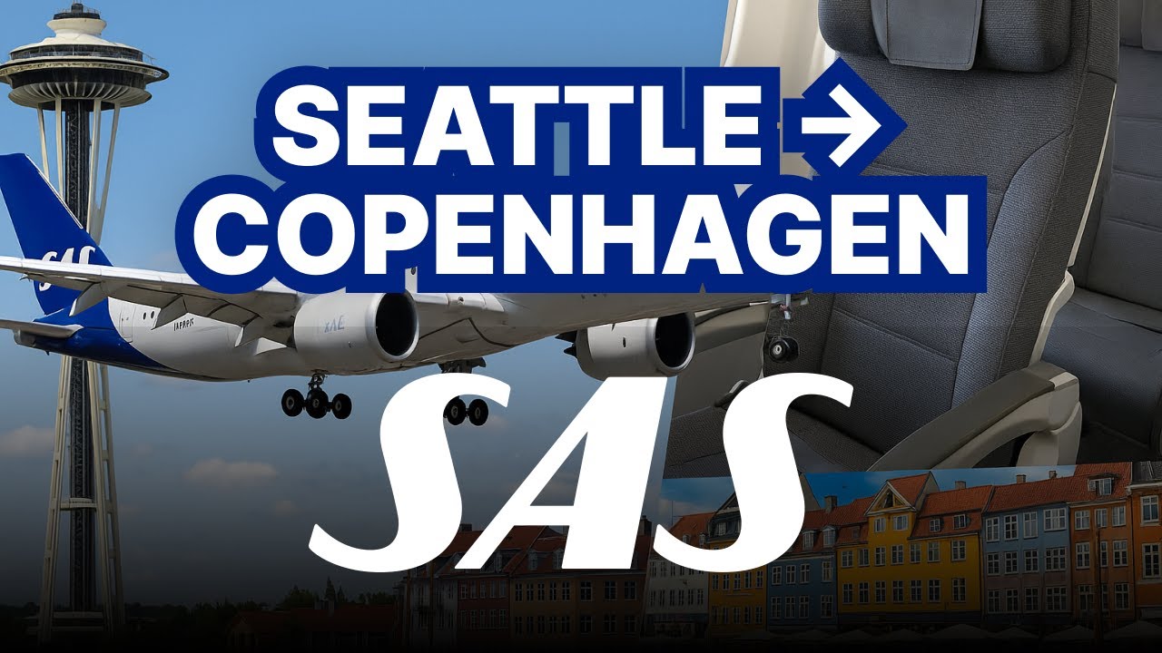 Flying NONSTOP Seattle to Copenhagen on SAS A350 in Economy | 2025 Review