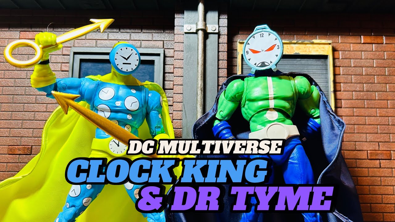 DC Multiverse Collector Edition Clock King & Platinum Dr Tyme (Doom Patrol) Review | McFarlane Toys