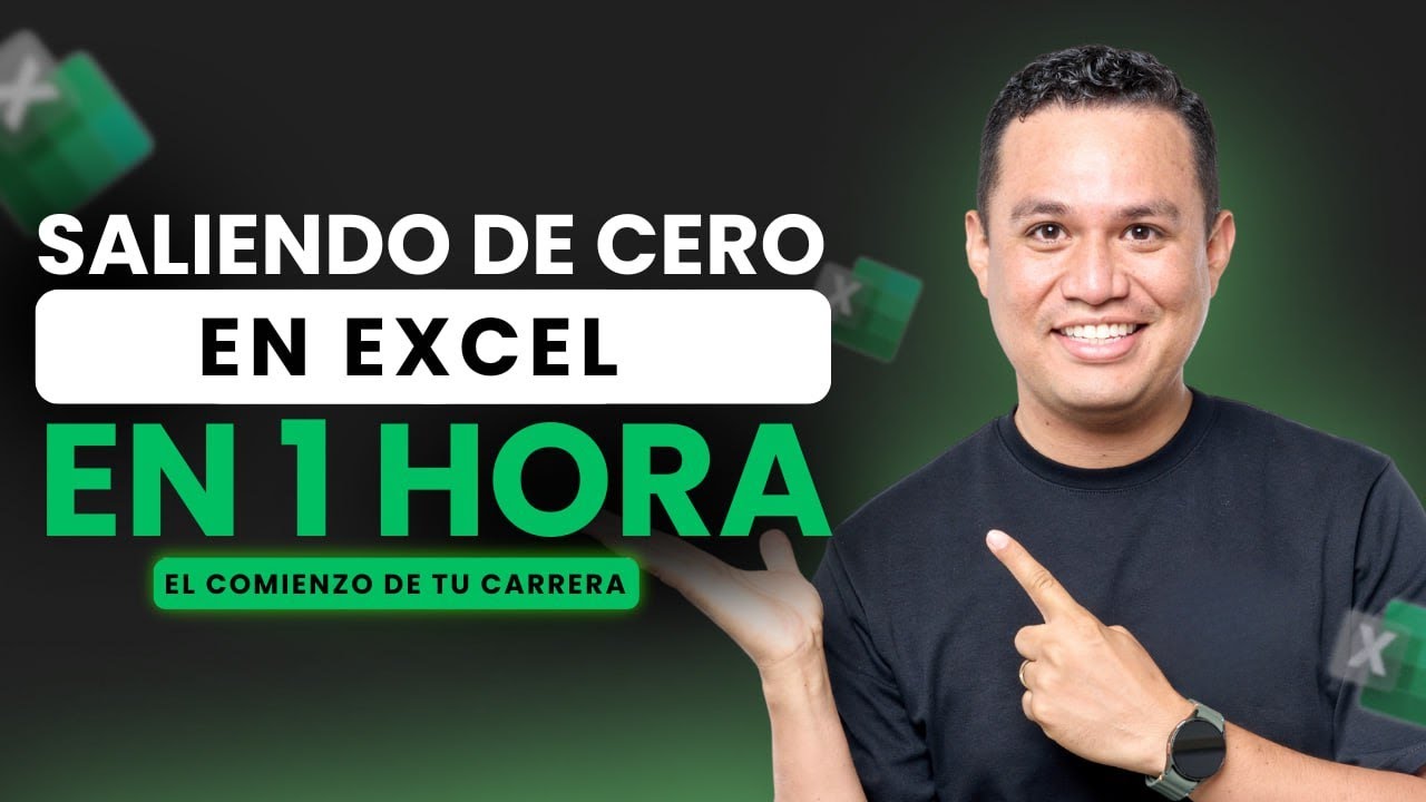 Salga del cero absoluto en Excel en 1 hora ✅ Clase de nivelaci&oacute;n