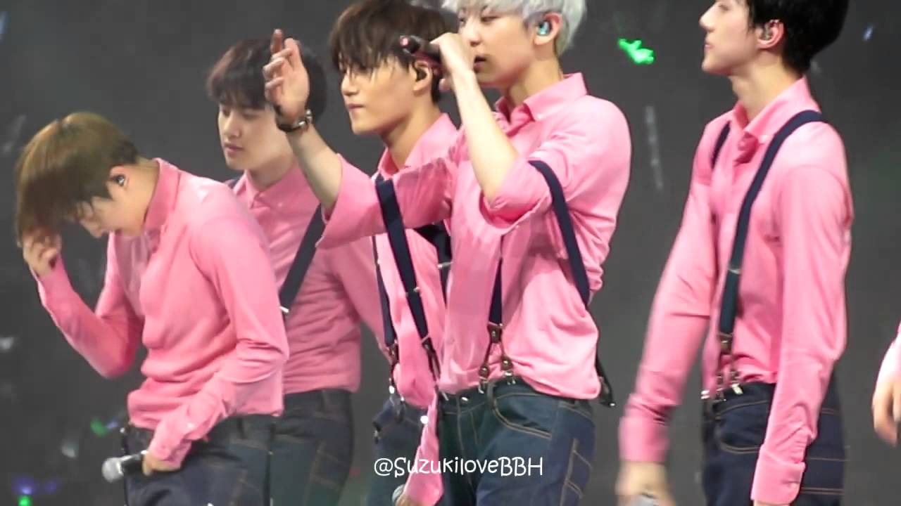 150530 EXO in Shanghai lucky 伯贤 baekhyun focus 백현