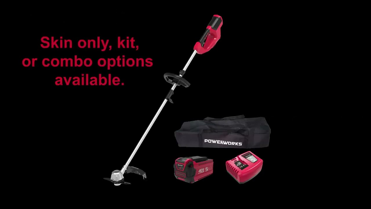 Powerworks 40V Trimmer/Brushcutter