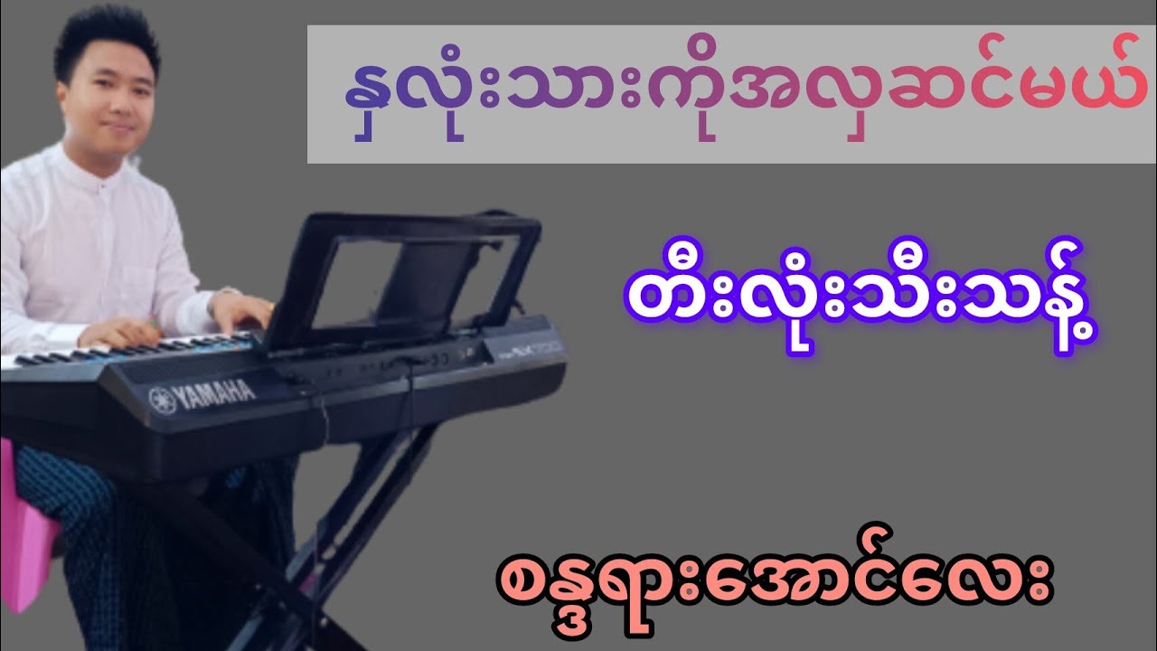 နှလုံးသားကိုအလှဆင်မယ် Karaoke တီးလုံး စန္ဒရားအောင်လေး