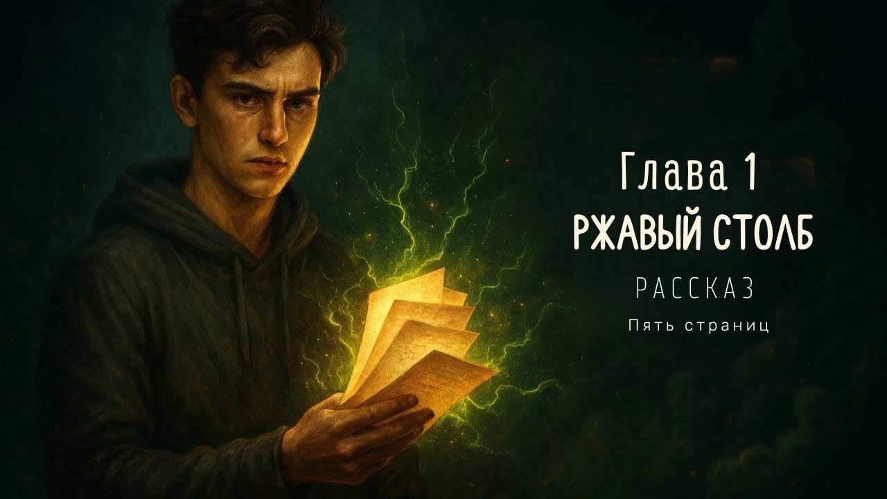 Рассказ «Пять страниц» | Глава 1. Ржавый столб | Как оживить неживое? | Аудиокнига, Мистика