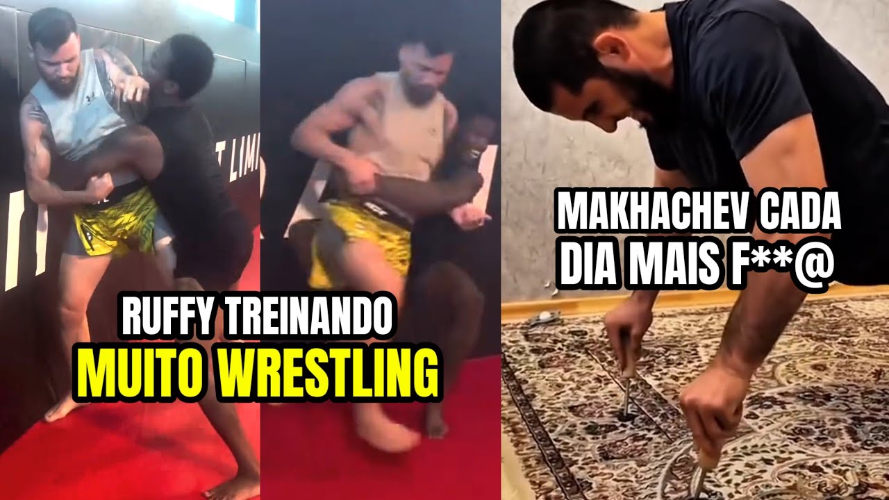 🚨 ISLAM MAKHACHEV COMPULSIVO EM SER O MELHOR, RUFFY TREINANDO MUITO PARA FIZIEV