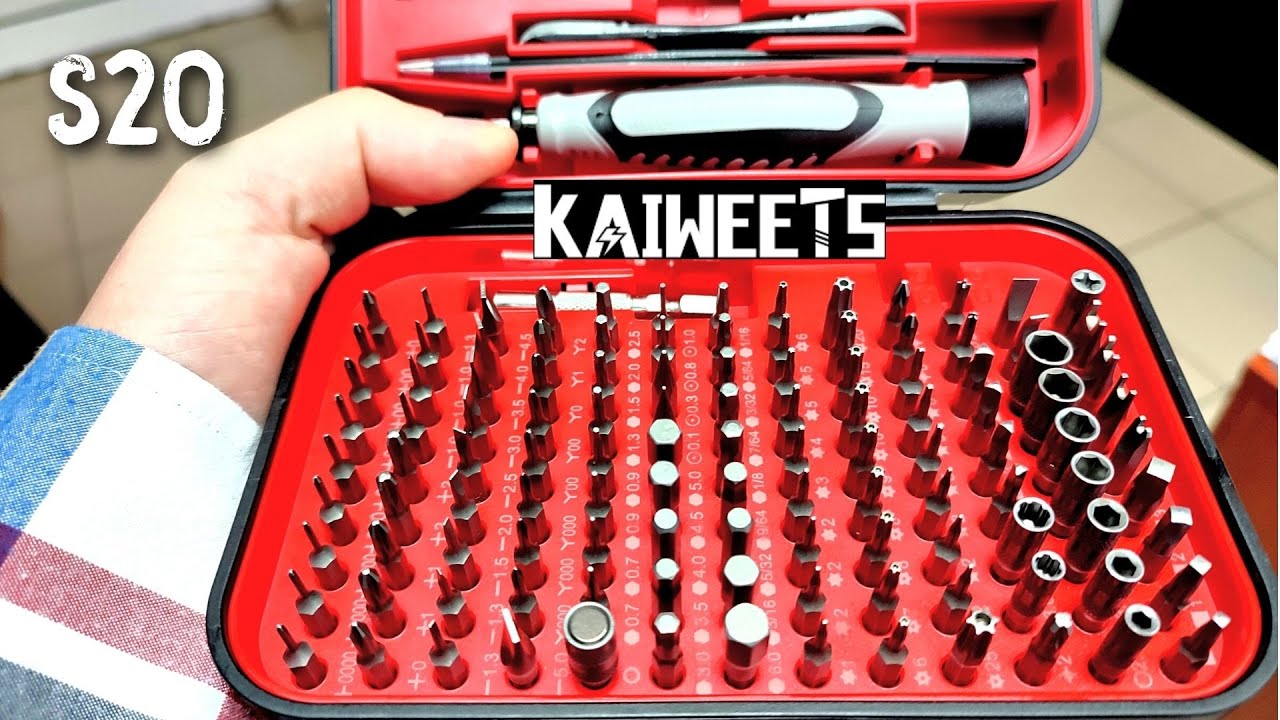 KAIWEETS S20 Screwdriver Set 130-in-1 Magnetic Precision Screwdriver Electronics Tool | Review