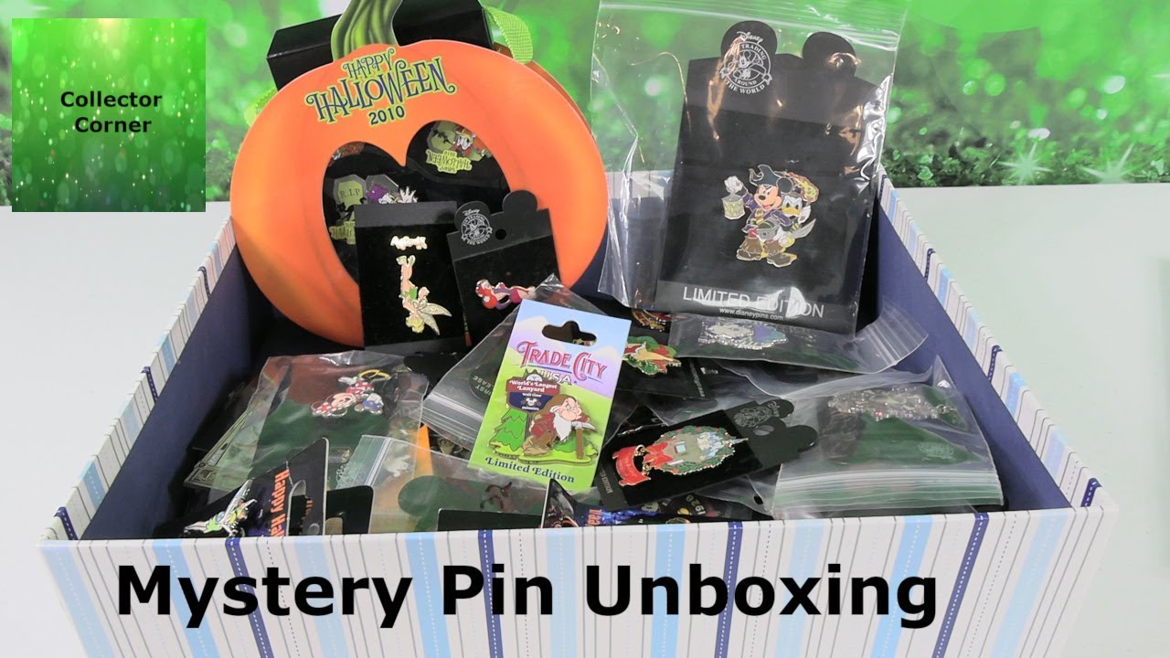 Disney Parks Collectible Pin Mystery Surprise Box Unboxing Vintage | CollectorCorner