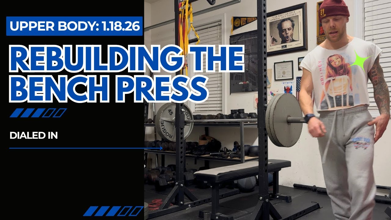 01.18.26 Upper Body: Destruction, Bench Press Clusters, Kroc Rows, Shoulders, Bicep Rehab