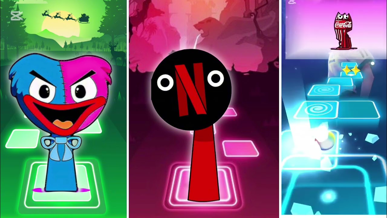 Sprunki oc Huggy Wuggy vs Netflix vs Coca cola x coffin dance