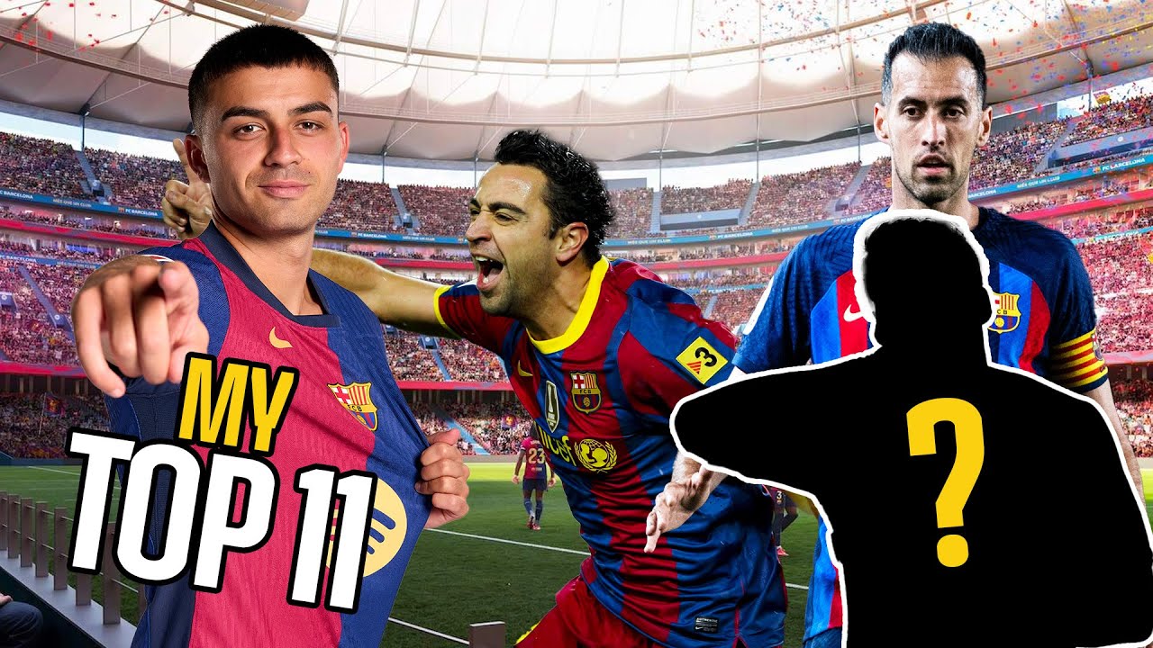 PEDRI | MY TOP 11 (ALL-TIME BARÇA LEGENDS) | FC Barcelona 🔵🔴