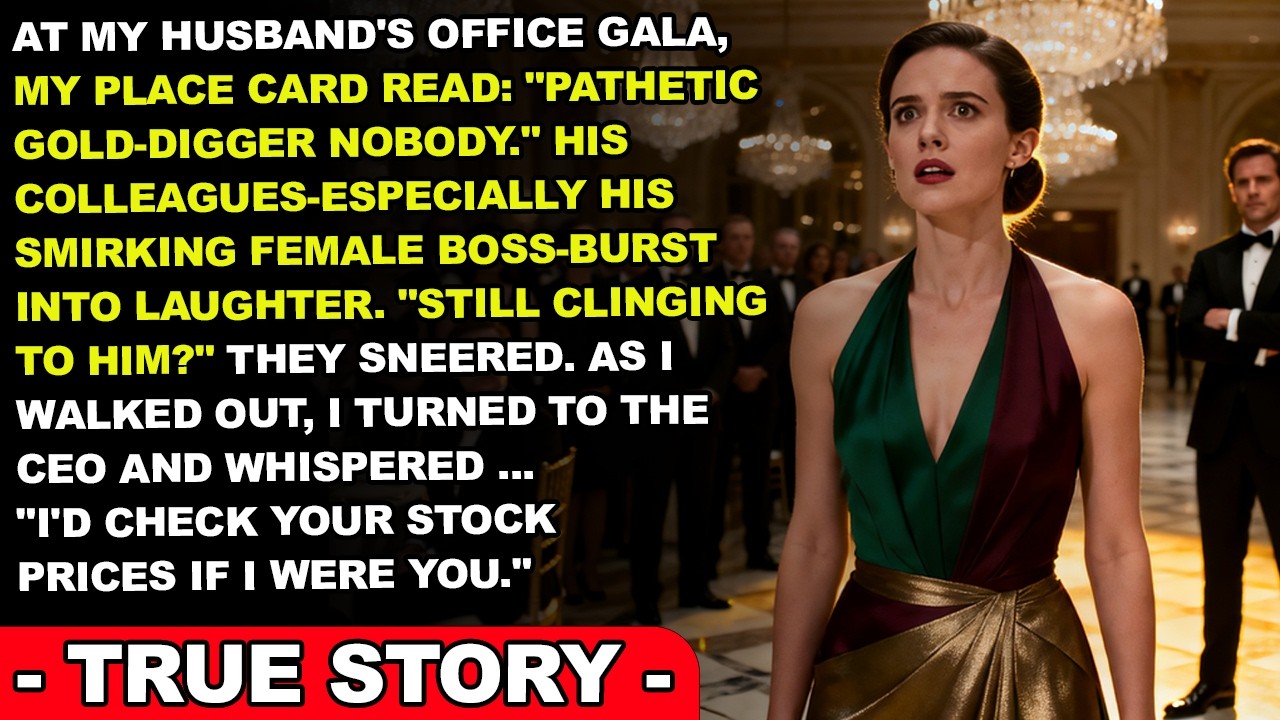 My Husband and His Boss Mocked Me at the Gala — One Whisper Changed Everything