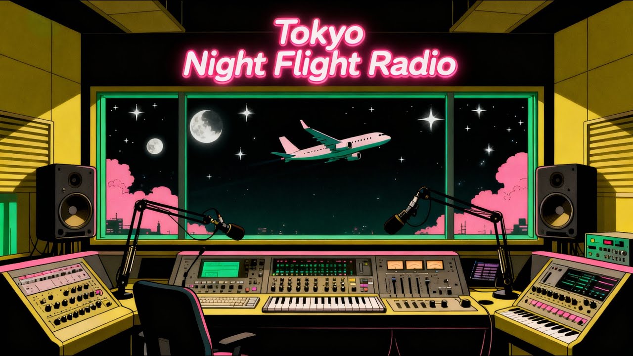 # 170 Tokyo Night Flight Radio | Lo-fi World Fusion Grooves | Cross-Cultural Soundscape