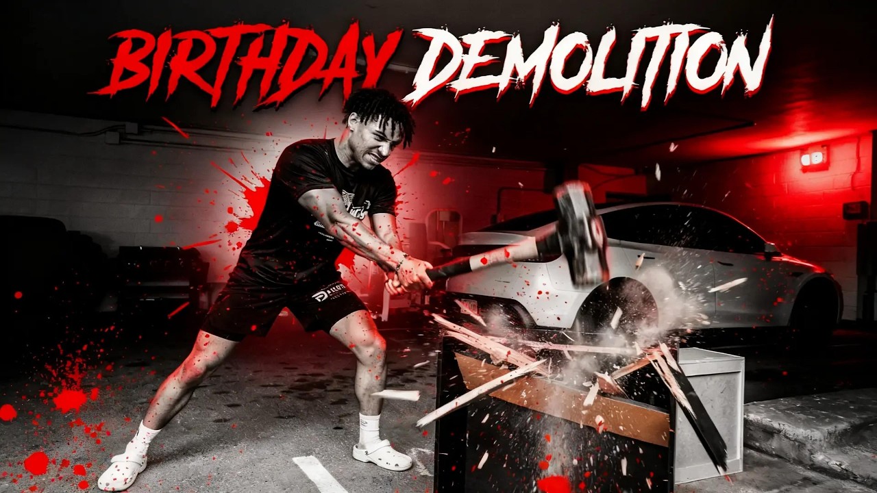Birthday demolition! A fighters birtday
