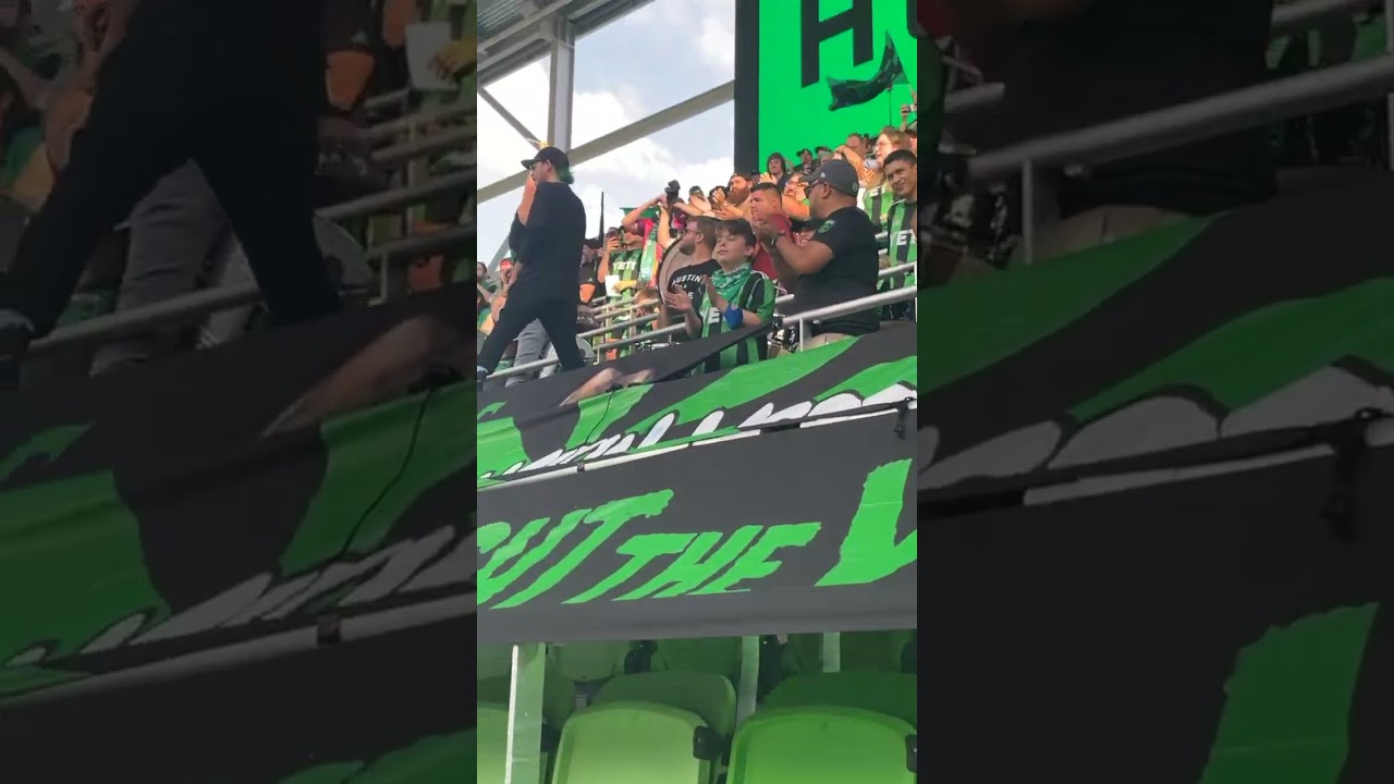 First ever chant practice Austin FC / Murga 2021 at Q2 stadium 