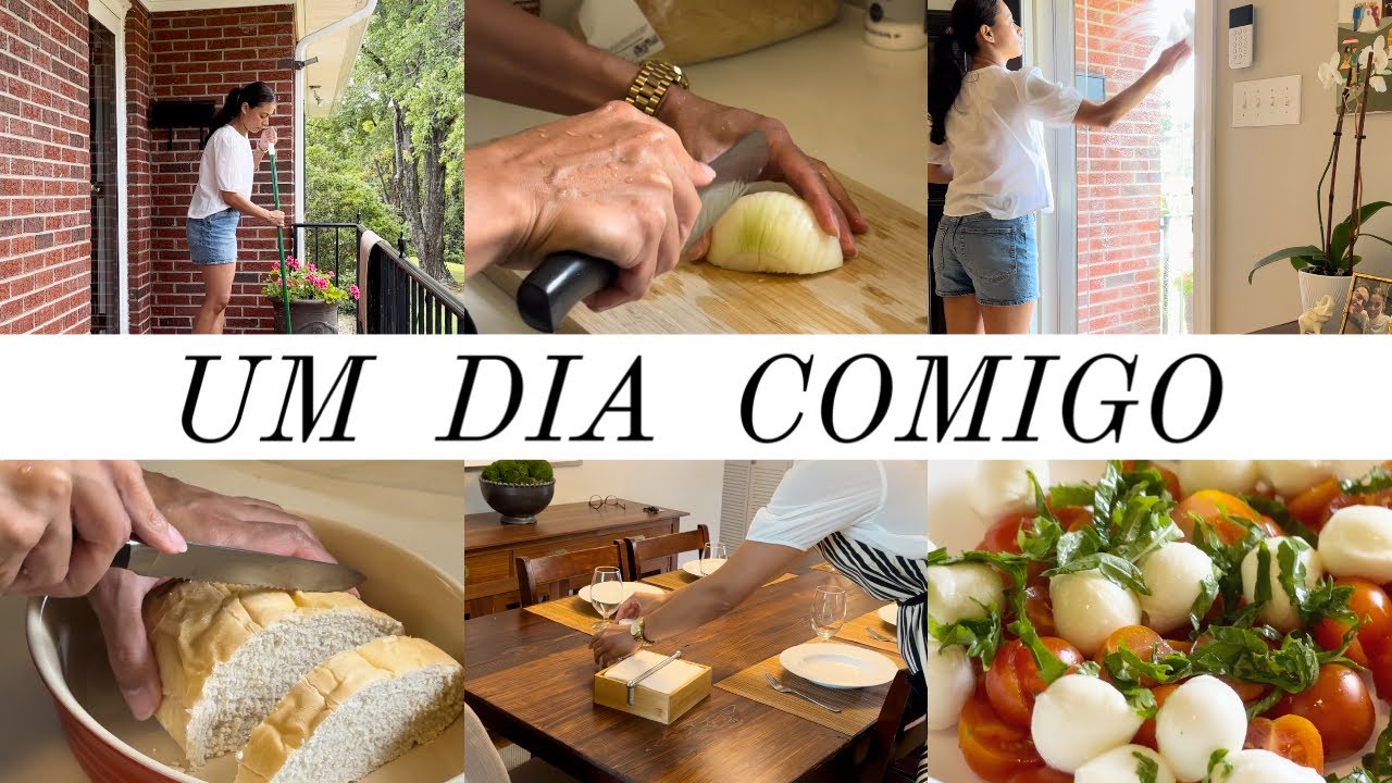 CONVIDEI A VIZINHA PARA JANTAR | LIMPEI A CASA | FIZ UM JANTAR DELICIOSO 🤤
