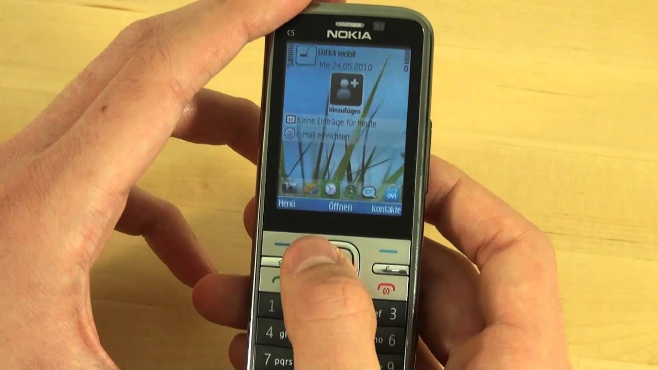 Nokia C5 Test Bedienung