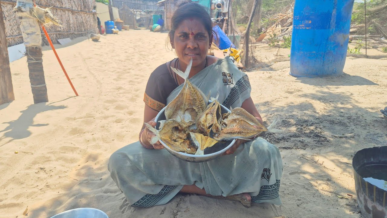 சுவையான பாறை மீன் கருவாட்டு குழம்பு  கருவாட்டு அருமையான சாப்பாடு