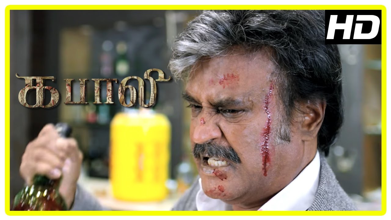 Kabali Tamil Movie | Climax Scene | Rajini Ends Winston Chao | Kalaiyarasan | Dhansika