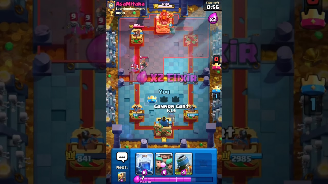 I played clash royale 