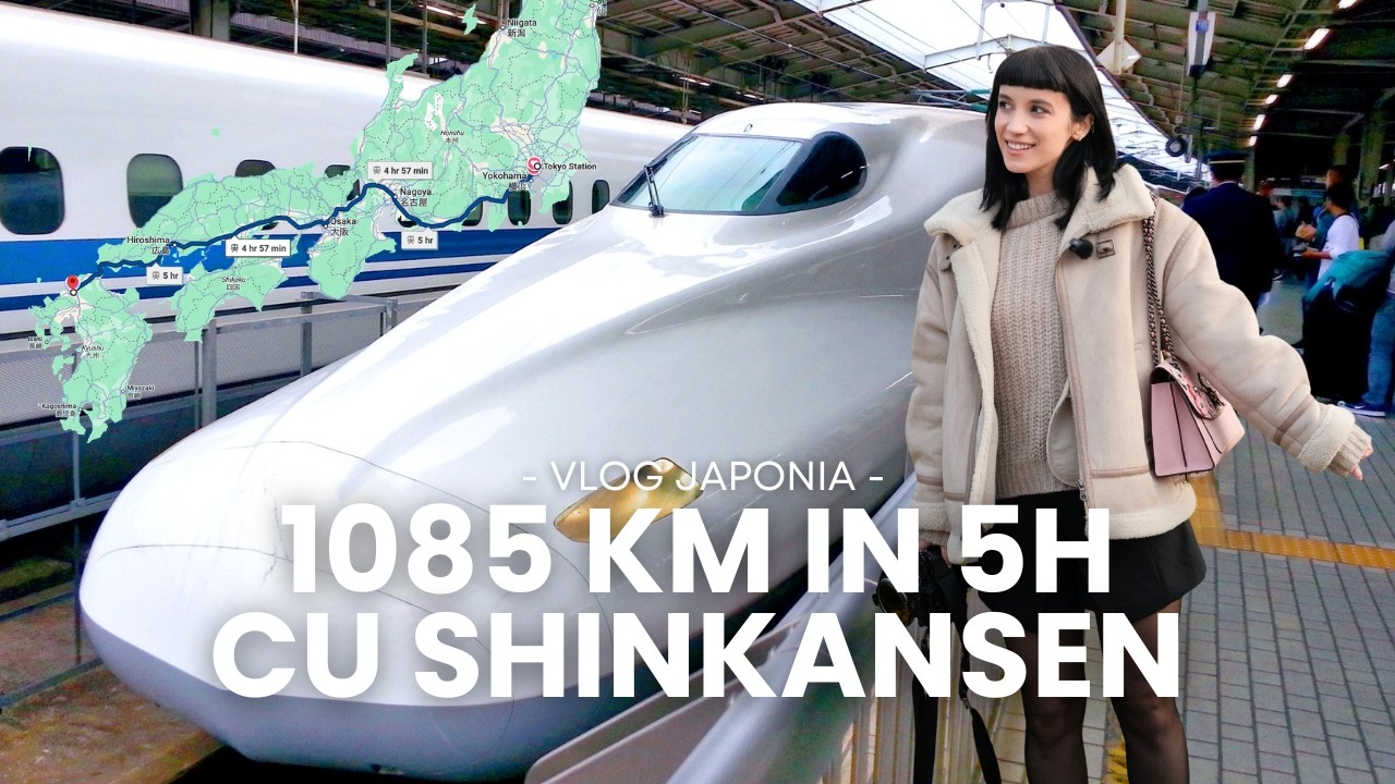 Cu trenul de mare viteza in Japonia! 1085 km in 5h!!