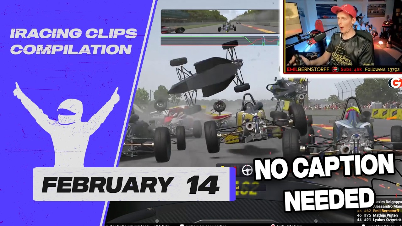 14 февраля | Подборка видеороликов из iRacing