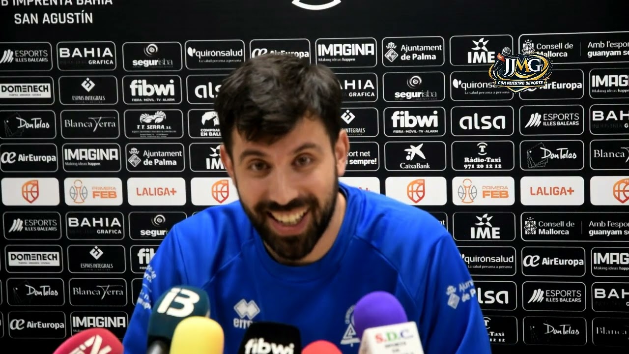 Rueda de prensa de Pablo Cano entrenador del Fibwi Mallorca Básquet Palma