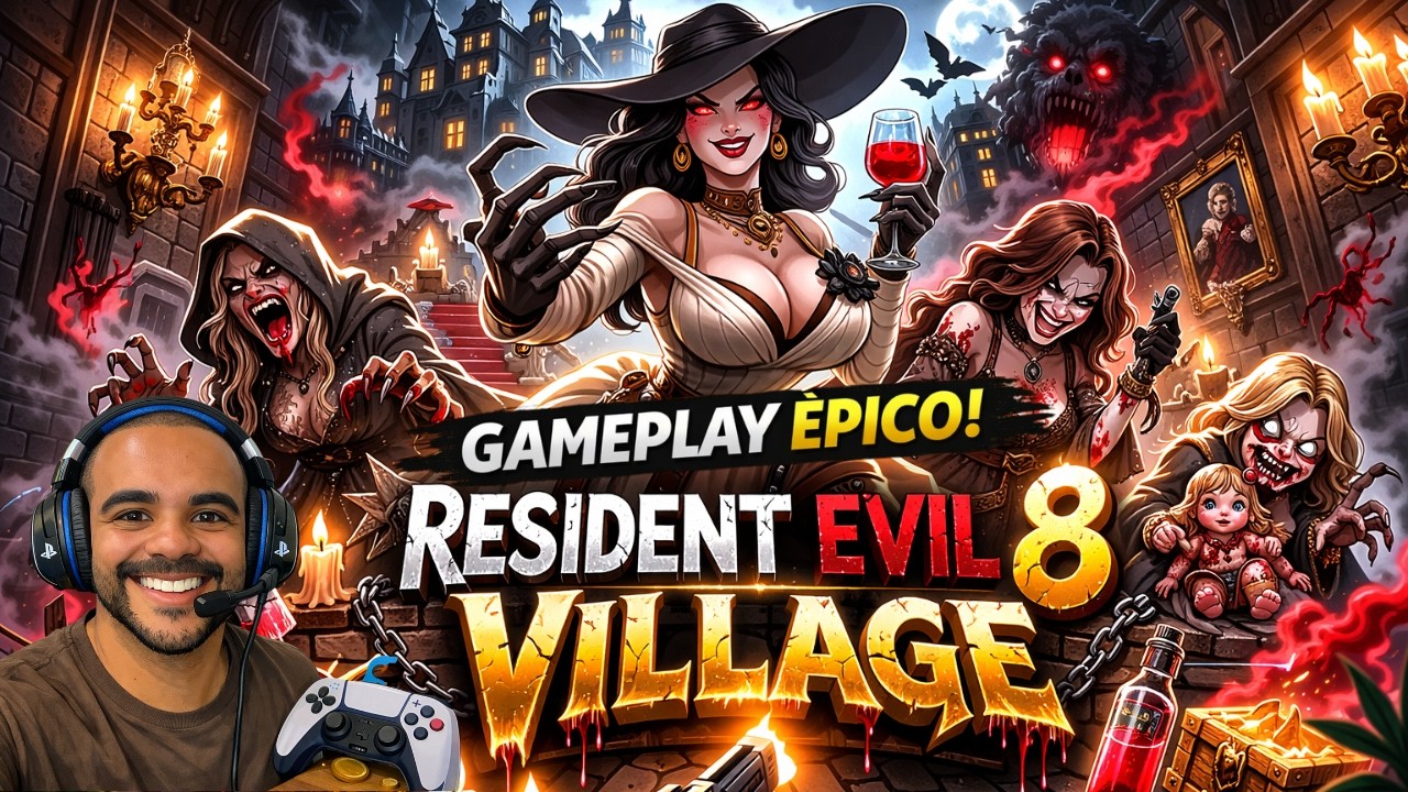 RESIDENTE EVIL 8 VILLAGE: #CAP2: O CASTELO DIMITRESCU
