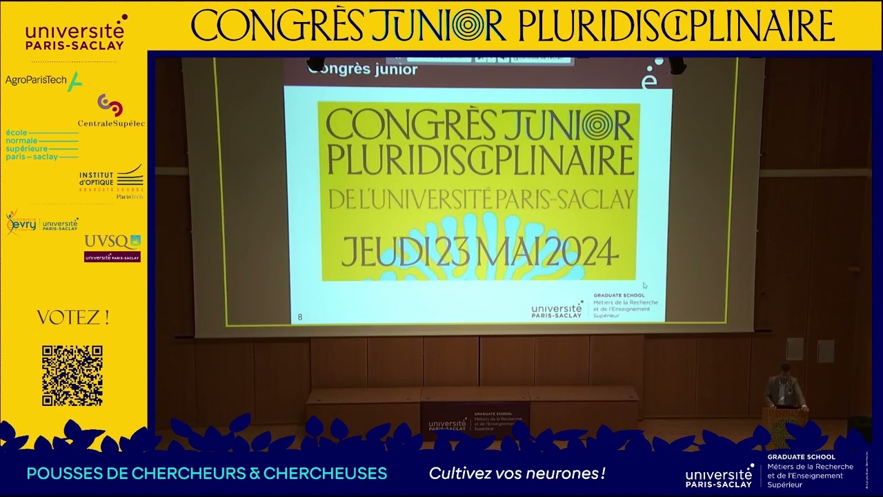Congr&egrave;s Junior Pluridisciplinaire 2024 Session pl&eacute;ni&egrave;re Amphi Alain Aspect