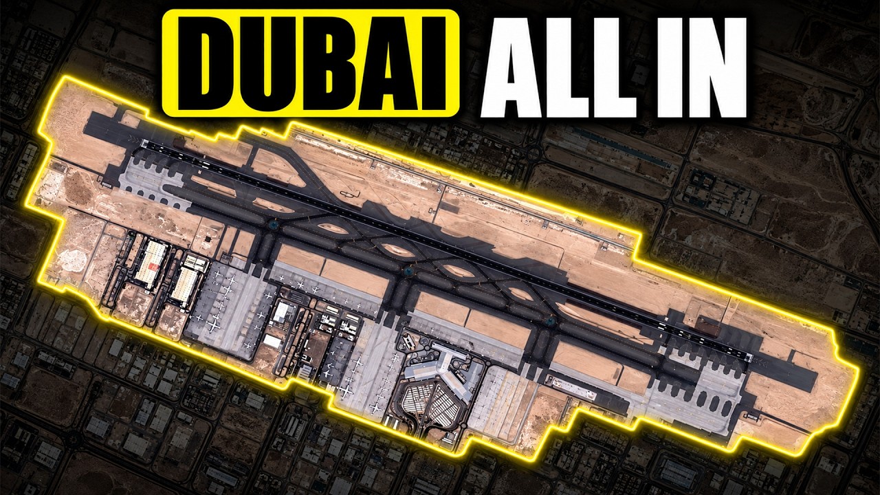Dubai Started Building The World's Biggest Airport | Then Left It In The Sand For Years