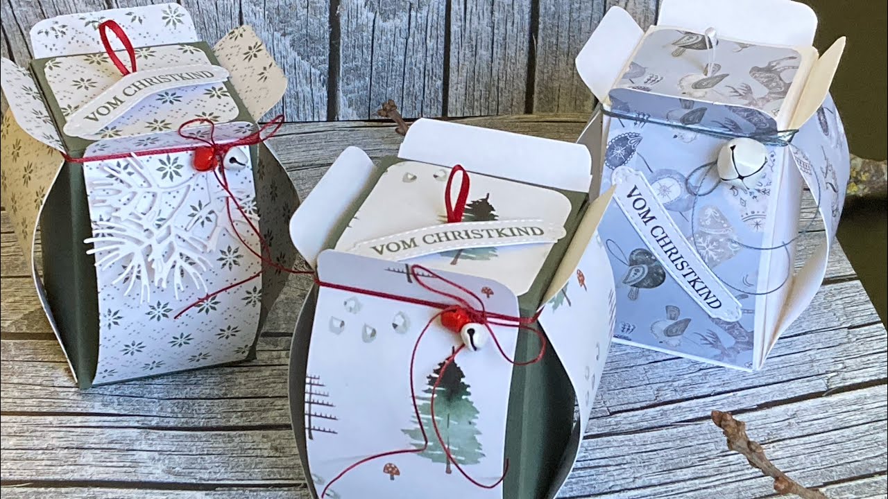 Weihnachtliche Geschenkverpackung