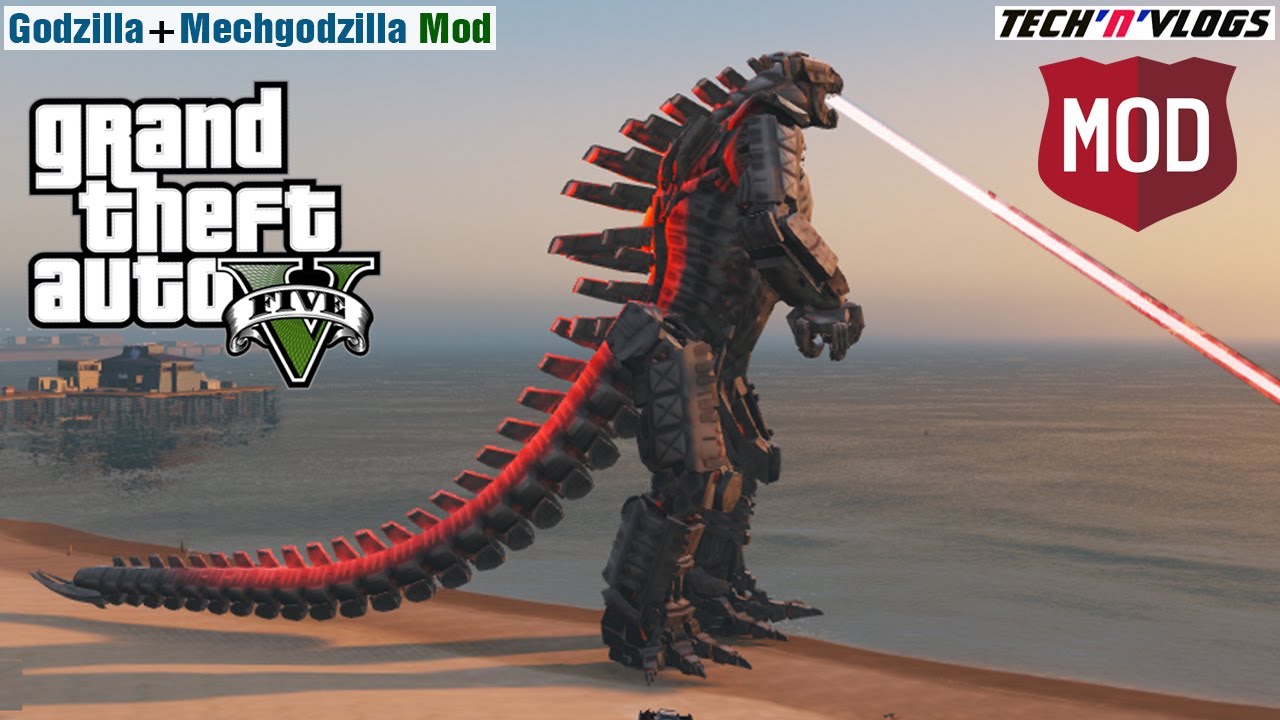 GTA 5 Godzilla Mod || How To Install Godzilla Mod In GTA 5 PC