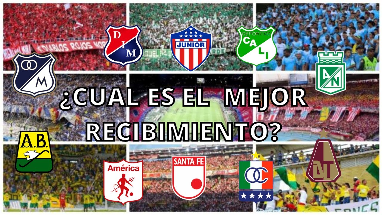 LOS MEJORES RECIBIMIENTOS DEL FUTBOL COLOMBIANO