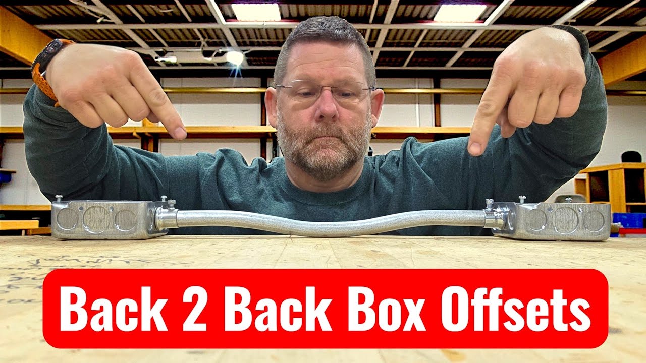 How to Bend Back-to-Back Conduit  Box Offsets (Step-by-Step)