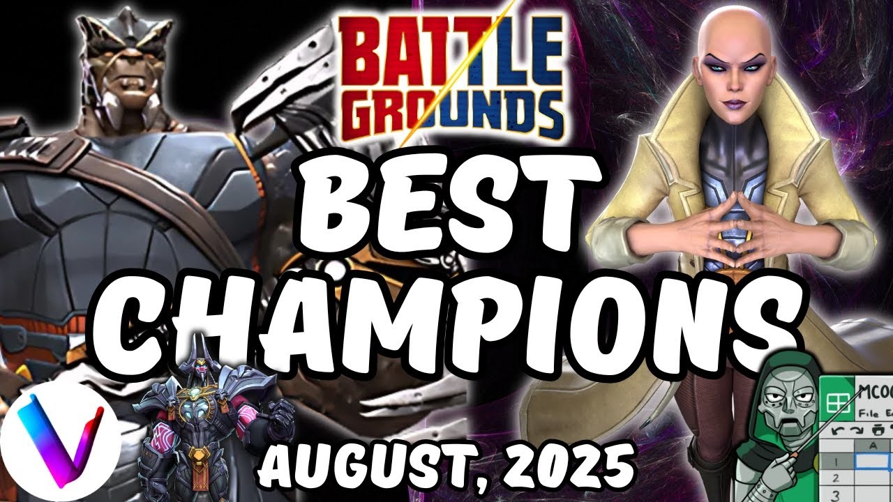 Best Champions for Battlegrounds Ranked & Vega's Tier List - Cassandra + Rebirth Buffed Champs MCoC