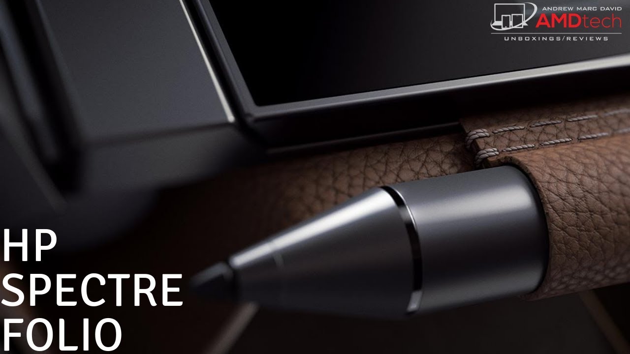 HP Spectre Folio Unboxing and First Impressions: The Leather Laptop