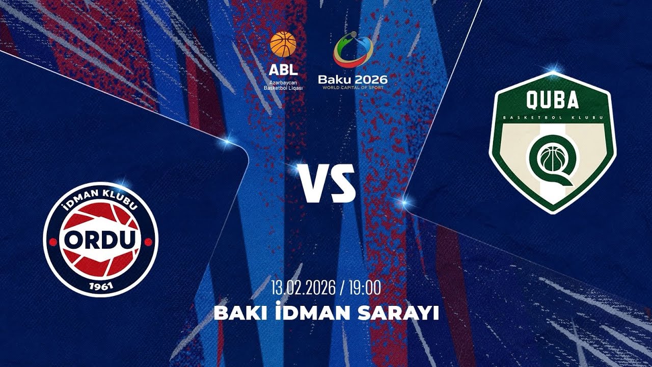 ABL 2025-2026 | ORDU VS QUBA | 13.02.2026 | 17-Cİ TUR