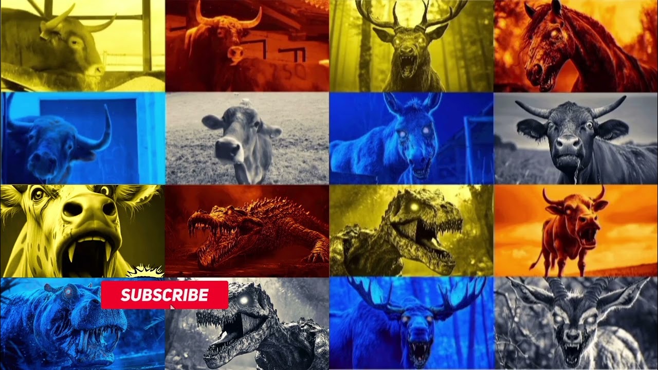 FUNNY BULLS. MEGA BATTLE. COFFIN DANCE. EXE 4 COLORS 4 MUSIC