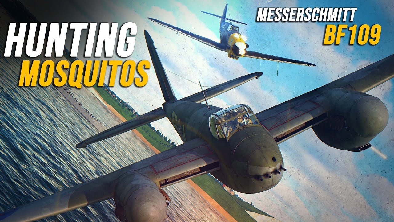 Bf109 Hunting Mosquitos FB VI | Воздушный бой Второй мировой войны | Цифровой боевой симулятор | ...
