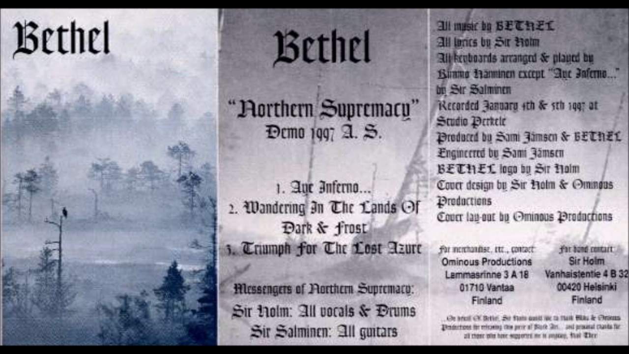 Bethel - Northern Supremacy (Full Demo)