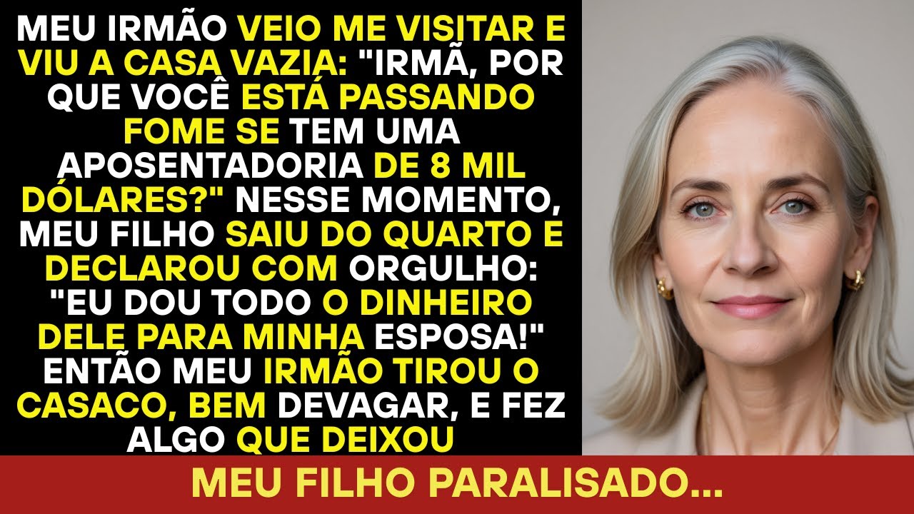 Meu Filho Disse Com Orgulho Para Os Visitantes Que Deu Todo O Seu Dinheiro Para Minha Esposa!
