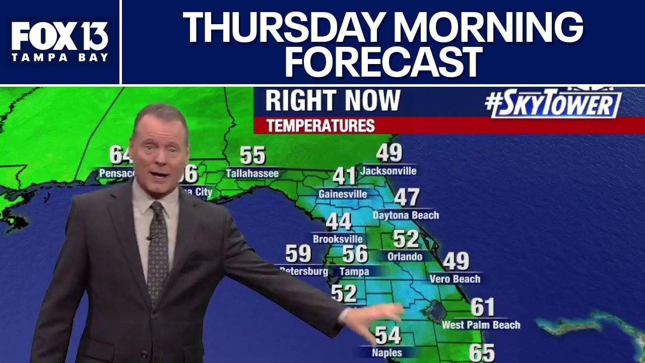Tampa weather | Thursday morning forecast