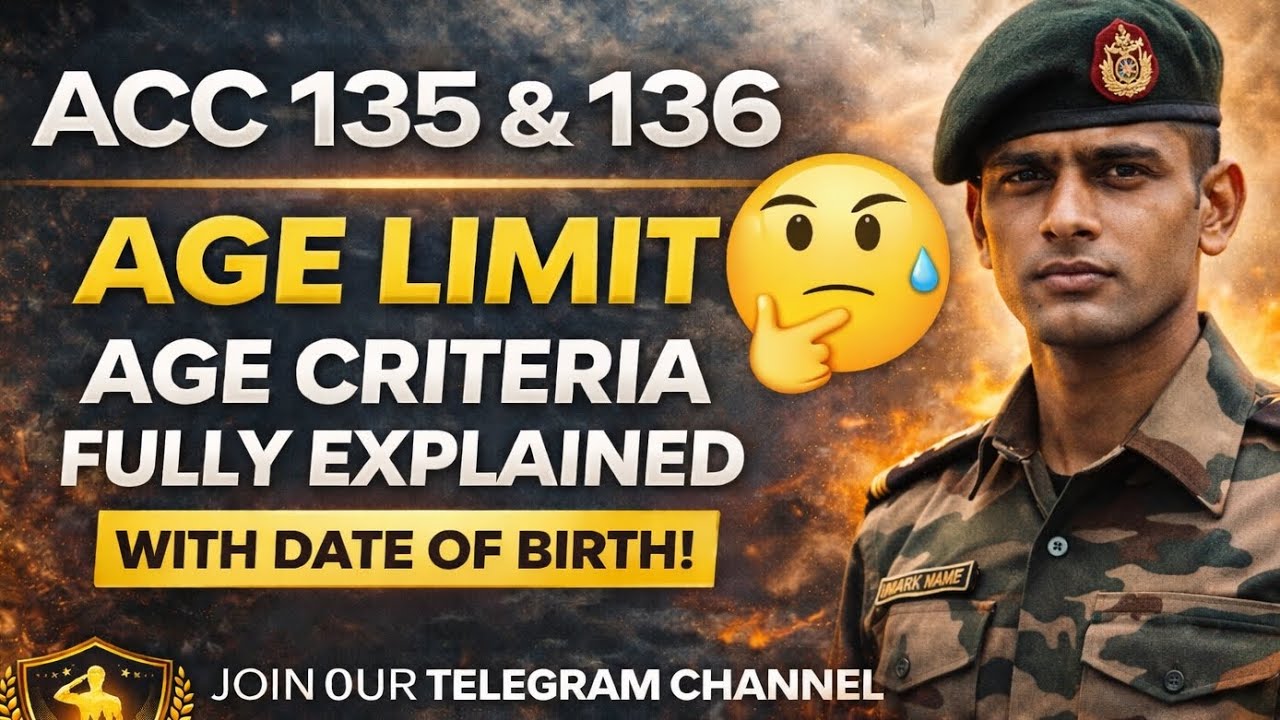 ACC 135 & 136 Age Limit Explained 🔥 | Full DOB Criteria | Are You Eligible?