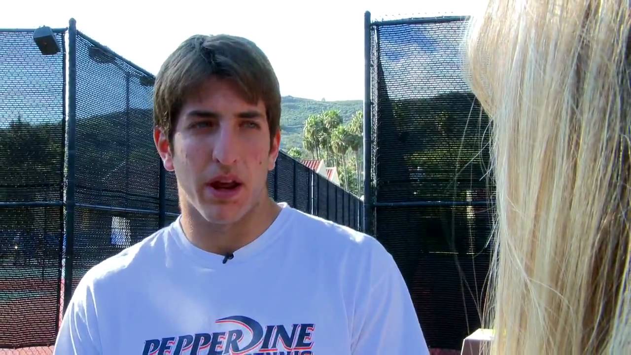 Pepperdine Tennis, Bassam wins again!!