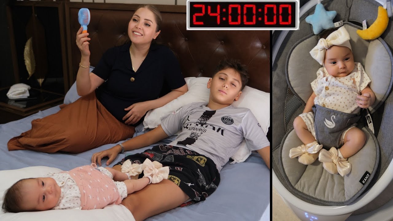 ELİFİN BİR G&Uuml;N BOYUNCA BAKICISI OLDUK !! BANYO YAPTIRDIK