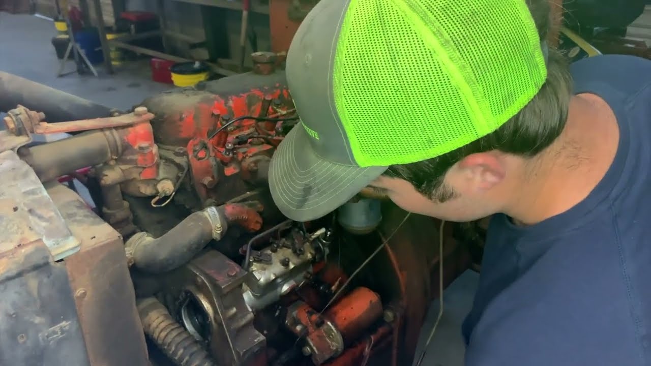 Tractor Injection Pump Removal