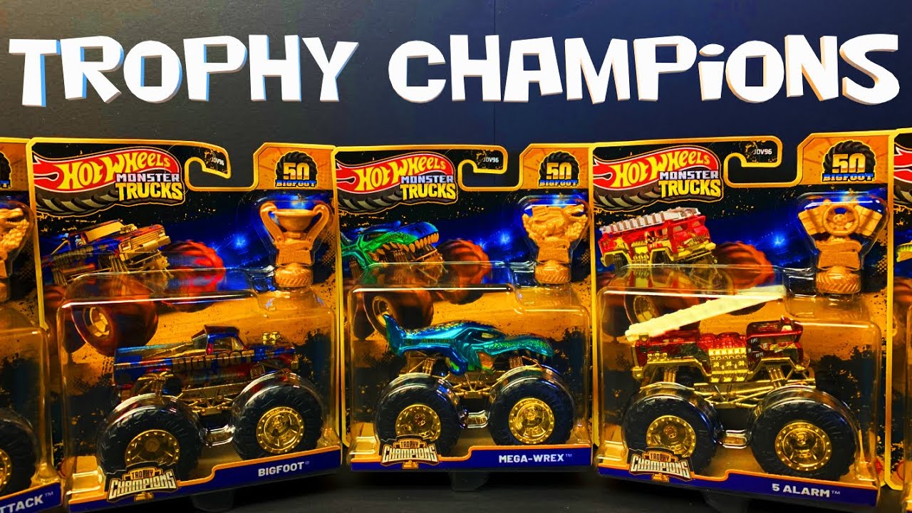 Hot Wheels Monster Trucks Trophy Champions