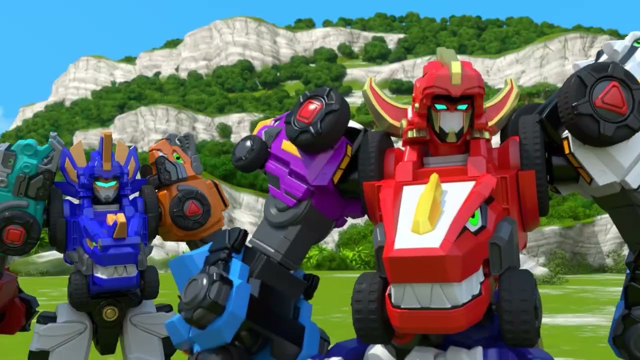 Dino Masters Fights Against Evil | Dinosaur Robot | Superhero Cartoons | Dinosaur Hero Master